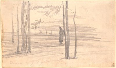 Utsikt över Dresden av Caspar David Friedrich