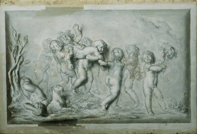 Kinderbacchanal av Caspar Franz Sambach