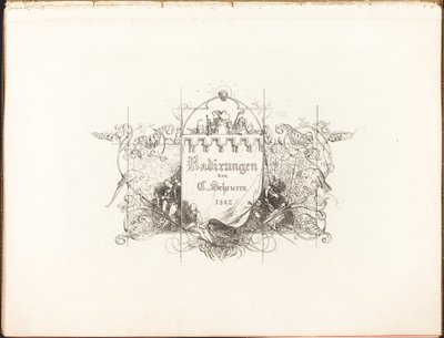 Radirungen av Caspar Johann Nepomuk Scheuren