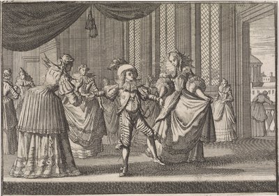 Utbildning av Balthazar Karel, äldste son till kung Filip IV, 1642 av Caspar Luyken (attributed to)