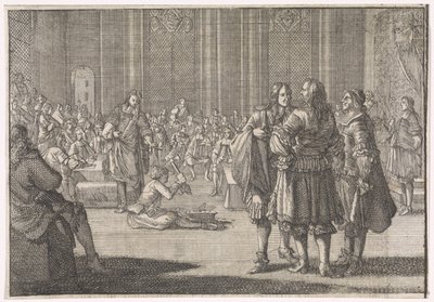 Imperial Seal of England krossades i House of Lords, 1646 av Caspar Luyken (attributed to)