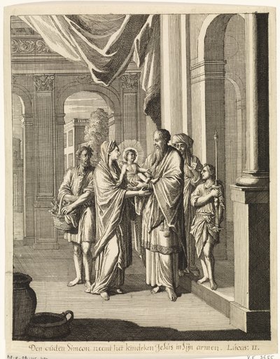 Simeon och Kristusbarnet av Caspar Luyken