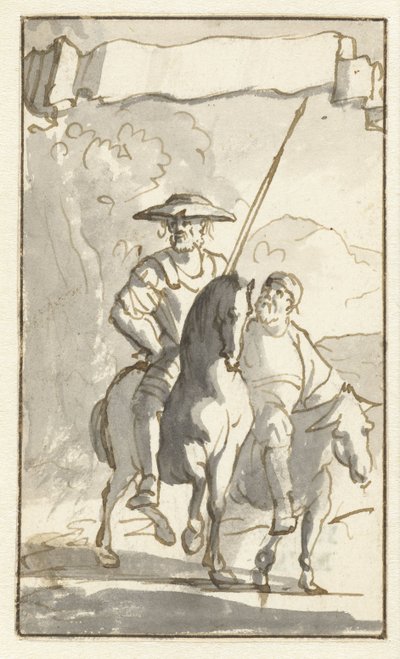 Titeltryck av Don Quijote Design för den femte volymen av Histoire de l