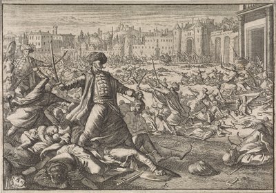 Erövringen av Bagdad av turkarna, 1638 av Caspar Luyken