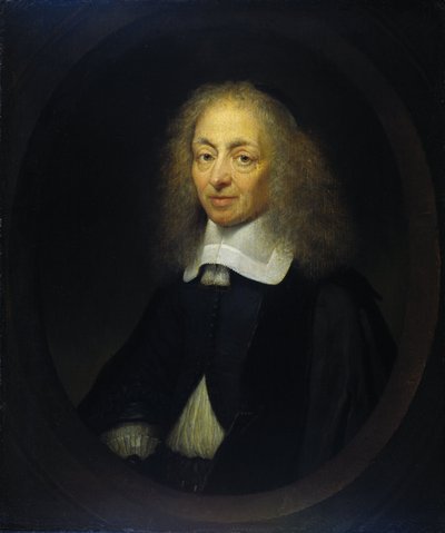 Porträtt av Constantijn Huygens (1596-1687) av Caspar Netscher