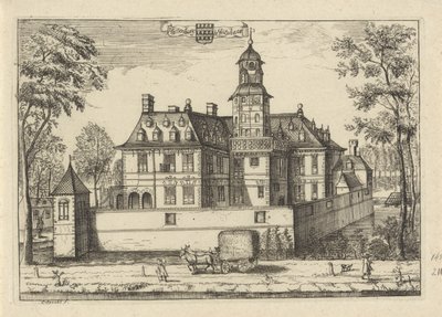 Huset Plettenburg i Jutphaas Plettenburg i Jutphaes (titel på objekt) av Caspar Specht