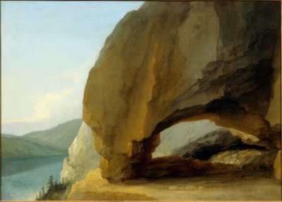 Beatus grotta klippiga pass av Caspar Wolf