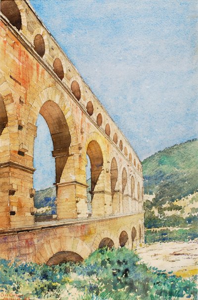 Pont du Gard, Frankrike av Cass Gilbert