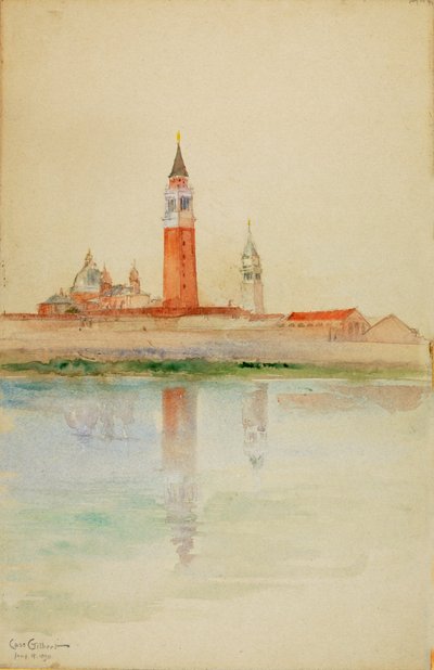 San Giorgio Maggiore, Venedig, 1898. av Cass Gilbert