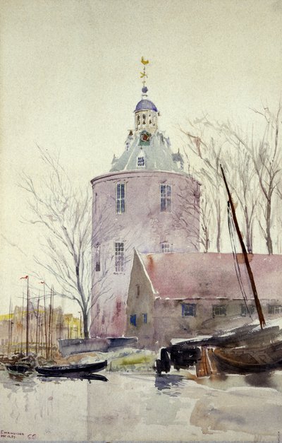 Tornet i Enkhuisen, Holland, 1897. av Cass Gilbert
