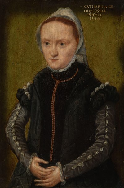 Porträtt av en kvinna av Catharina van Hemessen