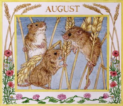 augusti (wc på papper) av Catherine Bradbury