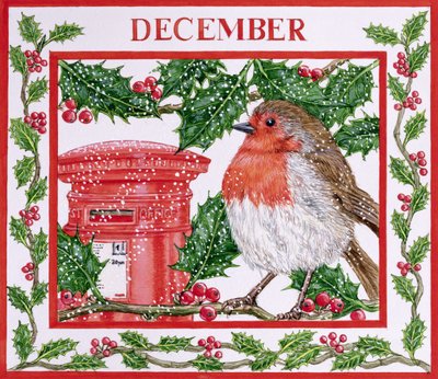december (wc på papper) av Catherine Bradbury