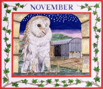 november (wc på papper) av Catherine Bradbury