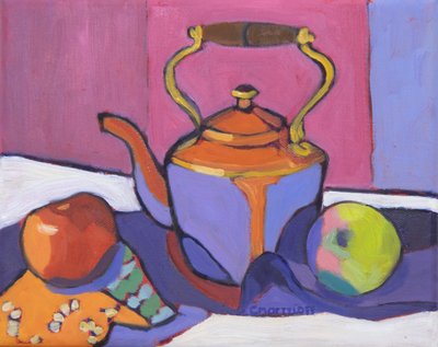 Steeped in Color, 2024 (olja) av Catherine J Martzloff