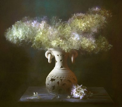 Mjukt blomsterstilleben av Catherine Wang