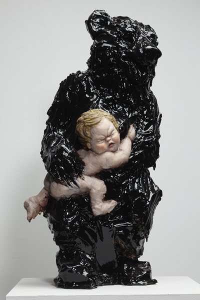 The Foundling, 2010 (jesmonite, färg) av Cathie Pilkington