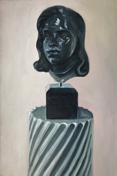 Adors, 2014-17 (olja på linne) av Cathy Lomax