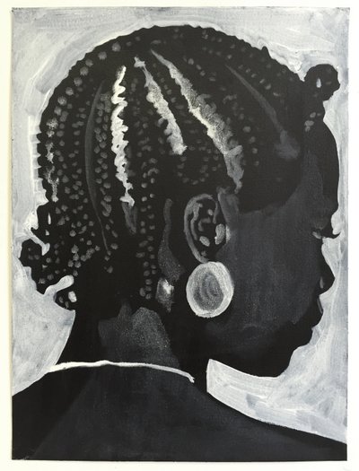 Belladonna: Koroba, 2014 (olja  akryl på papper) av Cathy Lomax