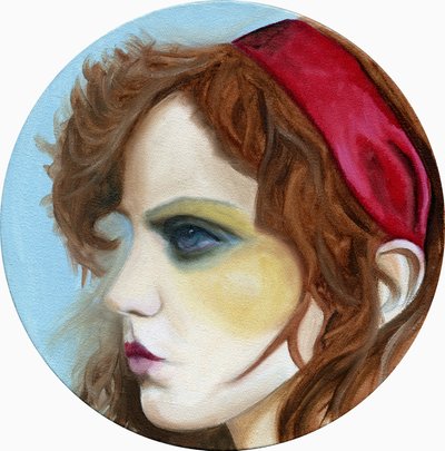 Vogue Rococo, 2008 (olja på duk) av Cathy Lomax