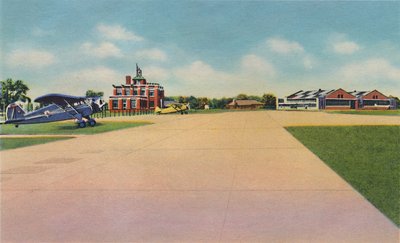 Bowman Field, Municipal Airport, 1942 av Caufield and Shook