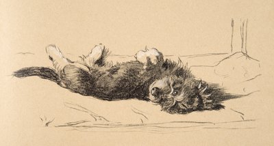 Rough Daschund Puppy Detail, 1930, Illustrationer från hans skissbok använd för Just Among Friends, Aldin, Cecil Charles Windsor (1870-1935), senare publicerad av Eyre och Spottiswoode Limited, 1934, Cha av Cecil Charles Windsor Aldin