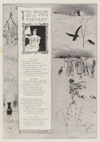 Balladen om ett porträtt av J D Symon av Cecil Charles Windsor Aldin