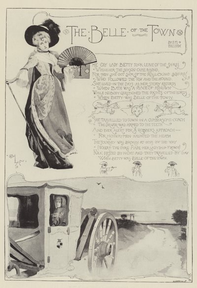 The Belle of the Town, av J M Bulloch av Cecil Charles Windsor Aldin