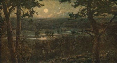 Augustmånen, 1880, c1930. av Cecil Gordon Lawson