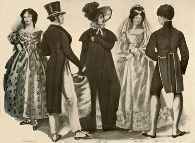 Kläder från 1812-1828, 1907, 1937. av Cecil W. Trout