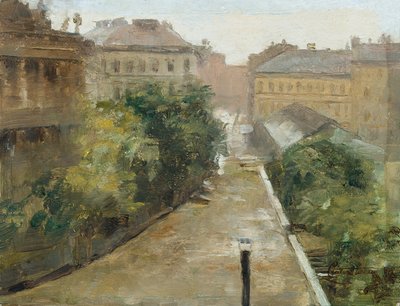 Utsikt över Palais Coburg från konstnärens lägenhet av Cecil van Haanen