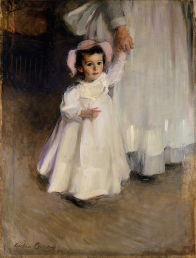 Ernesta (barn med sjuksköterska), 1894 av Cecilia Beaux