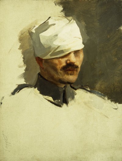 Löjtnant Jean Julien Lemordant, ca. 1918 (olja på duk) av Cecilia Beaux