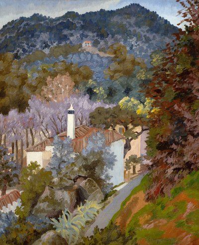 Caldas (olja på duk) av Cedric Morris