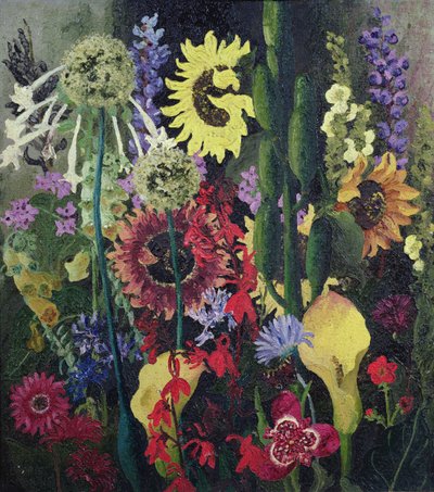 Trädgårdslandskap nr.2 av Cedric Morris