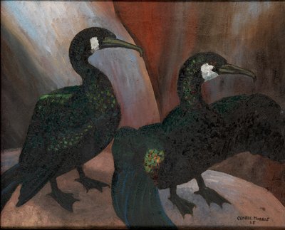 Gröna skarvar av Cedric Morris