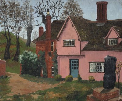 Pound Farm (olja på duk) av Cedric Morris