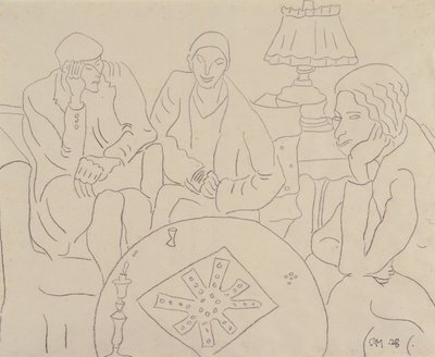 The Game of Ludo av Cedric Morris