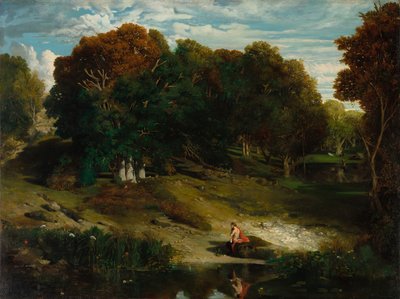 I skogen av Celestin Francois Nanteuil