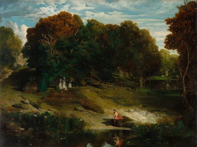 I skogen av Celestin Francois Nanteuil
