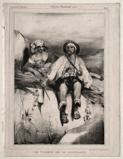 Rånaren från berget. av Celestin Francois Nanteuil