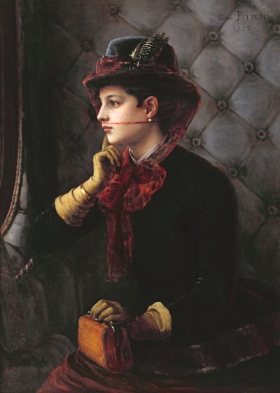 Avgången, 1885 av Cesar Pattein