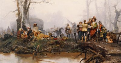 Lägret, 1878 av Cesare Auguste Detti