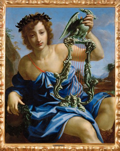 Apollo (målning på duk) av Cesare Dandini