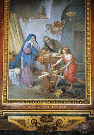 Heliga familjen i Nasaret av Cesare Mariani