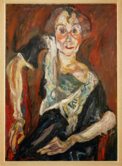 Den gamla skådespelerskan av Chaim Soutine