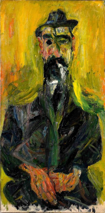 Mannen i hatten, ca 1919. av Chaim Soutine