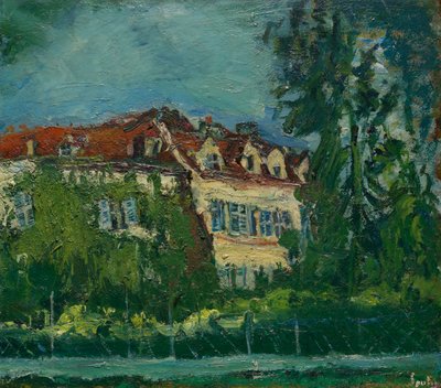 Landschaft mit Haus av Chaim Soutine