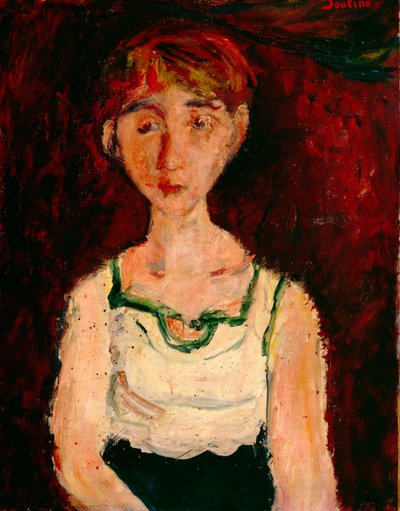 Little Girl (olja på duk) av Chaim Soutine