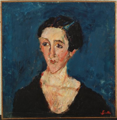 Porträtt av Madalaine Castaing, ca 1928 av Chaim Soutine